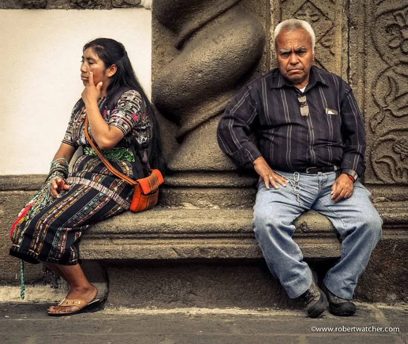 Street photography in Antigua