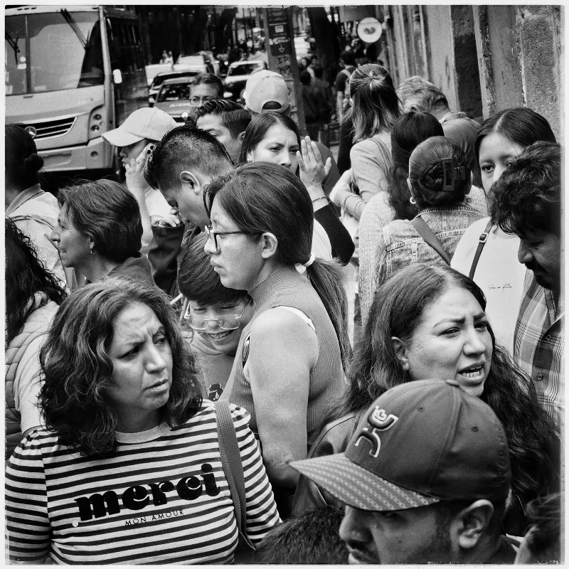 Street photography in Mexico City