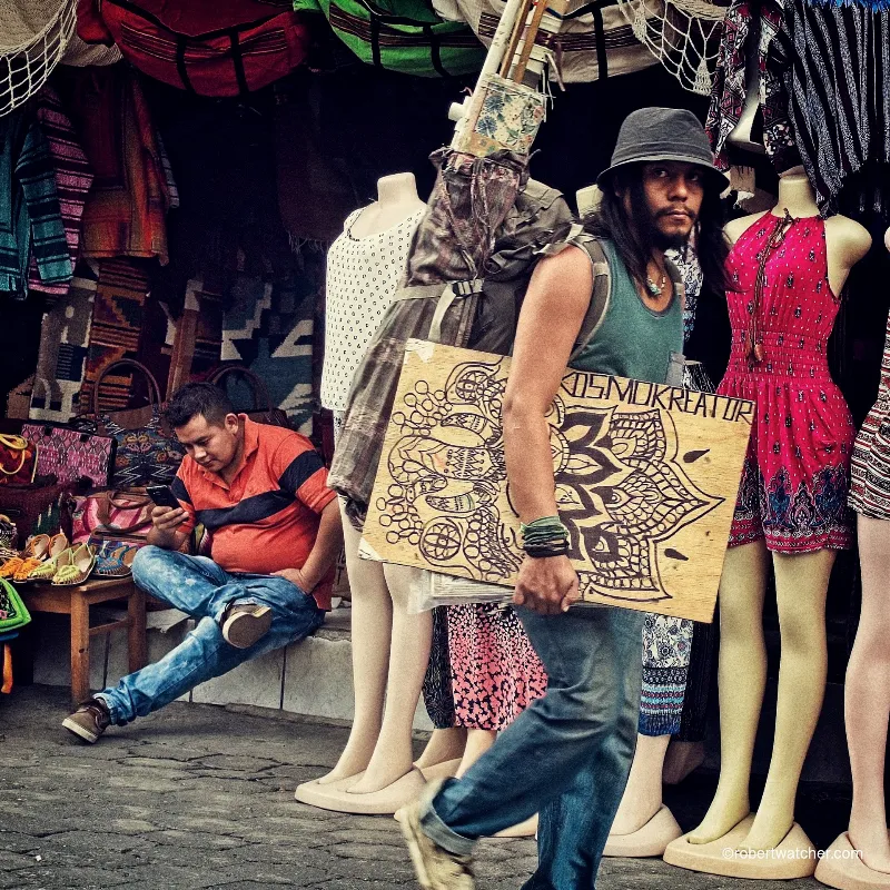 Street photography in Panajachel