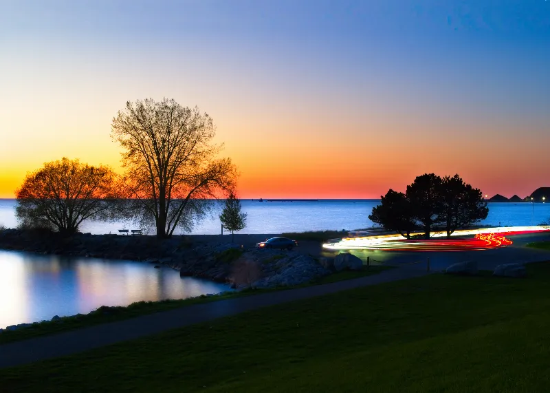 Painting With Light photography in Goderich, Ontario