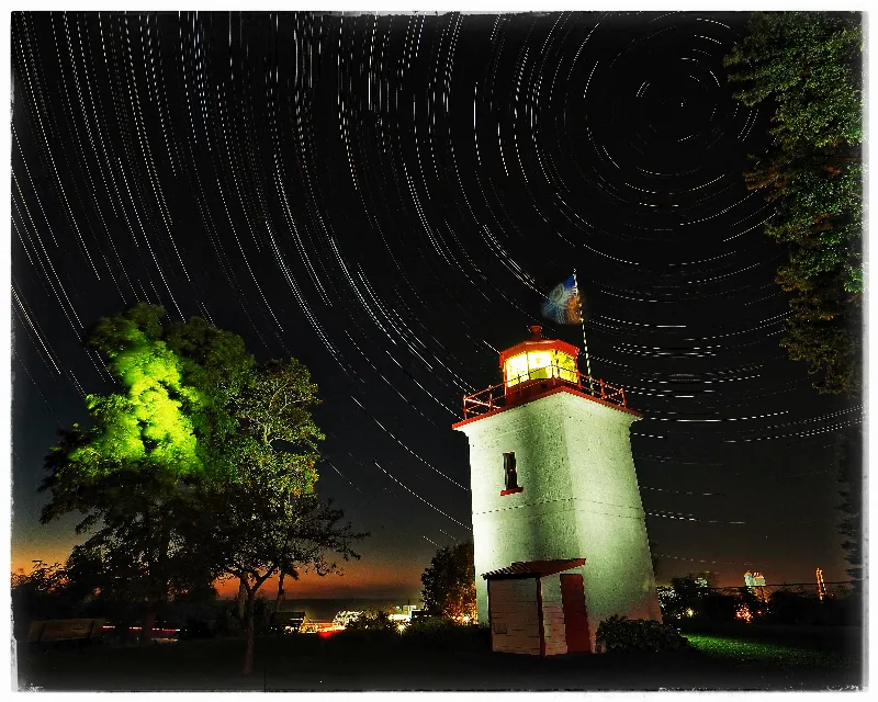 Painting With Light photography in Goderich, Ontario