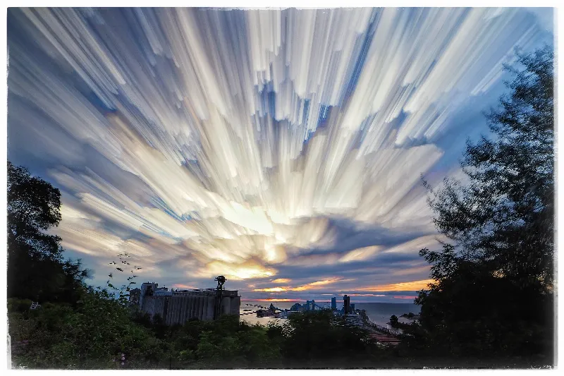 Painting With Light photography in Goderich, Ontario